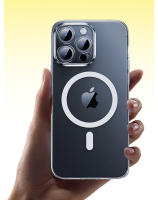 Carcasa Magnética De Lujo Para iPhone Con Carga Inalámbrica Compatible Con Magsafe Adecuada Para Modelos 15 14 13 12 11 pro X XR XS Max 7 8 plus Translúcida - details 7