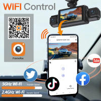 Cámara De Coche GMAIPOP 4 Canales Con WIFI FHD 1080P Visión Nocturna Monitor De Estacionamiento 24H Cámara Principal Y Cámara Trasera Para Seguridad Vial - details 2
