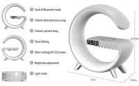 Cargador Inalámbrico Multifuncional 3 En 1 Con Altavoz Y Luz De Noche LED RGB Estación De Carga Rápida Para iPhone Samsung - details 5