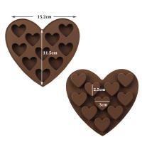 Molde De Galletas De Silicona 1Pcs Forma De Corazón Huevo Dinosaurio Estrella Hoja Y Robot Para Hornear Y Helados - details 11