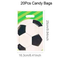 Bolsas De Regalo De Fútbol Para Niños Bolsas De Cumpleaños Tema Deportivo Para Fiesta De Bebés Y Bodas 10/20/50 Pcs Decoración De Deporte - details 4