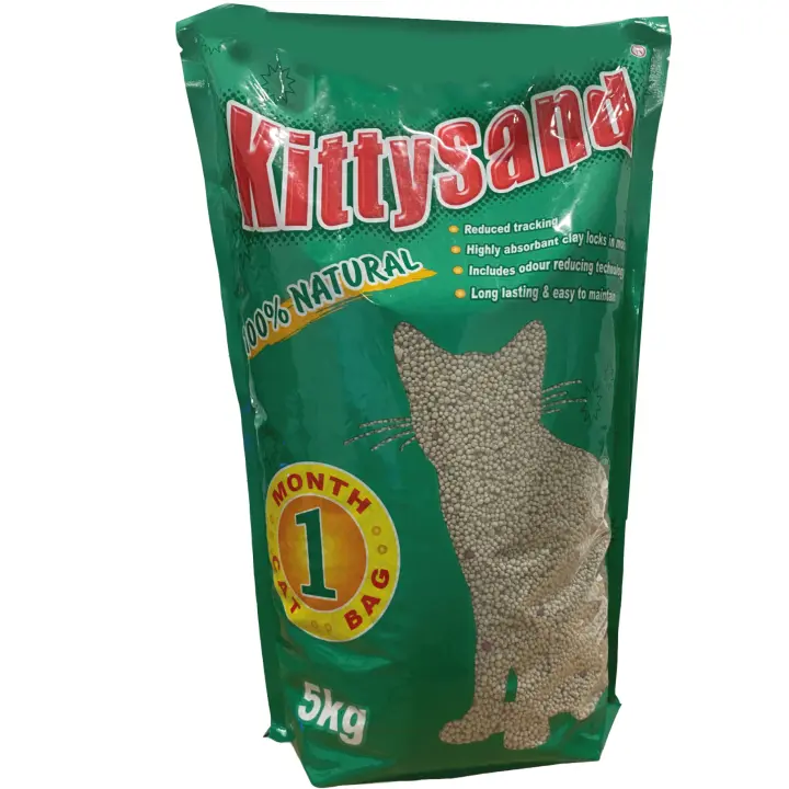 MOLY Arena de Bentonita para Gatos Kittysand de Arcilla Natural 5 Kg - Aglomerante Biodegradable - 1