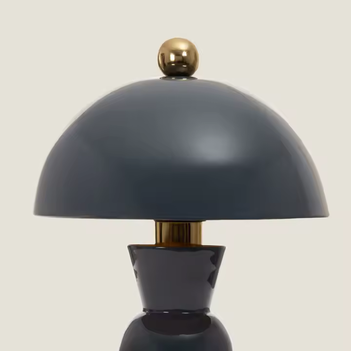 Ledkia Lámpara de Mesa Metal Onkar Azul - 1