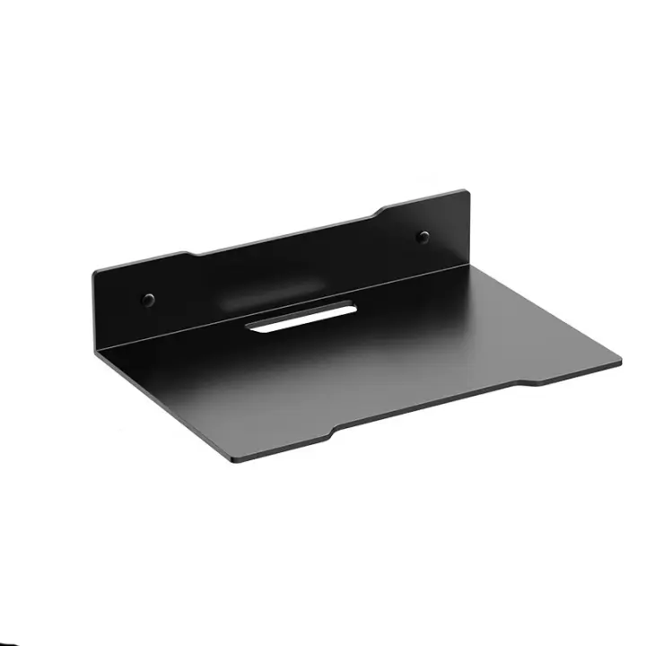 Estante De Almacenamiento Montado En La Pared No Perforado Para Proyector Router Cámara Organizador De Suministros Para El Salón Material Metálico - 1
