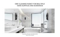 Robot de limpieza de ventanas TOSIMA W2, succión máxima de 3800Pa, planificación de ruta inteligente, detección de bordes, control remoto, batería de respaldo de 25 minutos, con 12 trapeadores - details 10