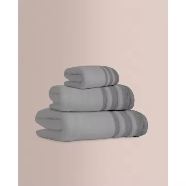 Juego Toalla Jacquard don algodon Siros Gris - 1