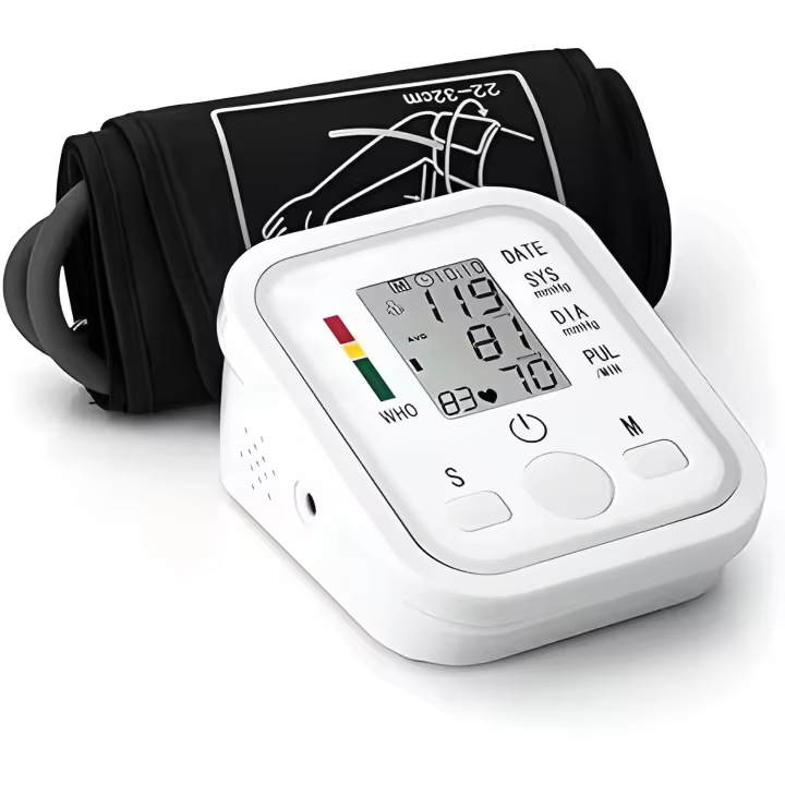 Tensiómetro de Brazo digital , medición precisa de la presión arterial y el pulso, validado clínicamente, Medidor Automático De Presión Arterial Para La Parte Superior Del Brazo, pantalla LCD grande, M2 Tec - 1