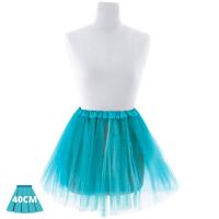 Festëën® Falda elástica turquesa - Tutú  Talla adulto (40cm) e infantil (30cm)  Complemento fiesta, carnaval, halloween - Festëën® - details 1