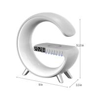 Lámpara De Escritorio Inteligente LED Con Altavoz Bluetooth Y Cargador Inalámbrico Rápido 15W Luz Nocturna RGB Para Dormitorio Y Sala De Juegos - details 4