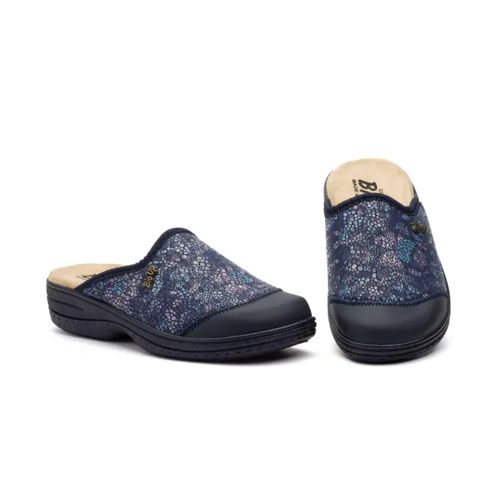 Bioup TS-553 Ida Azul Zuecos Mujer Licra Cómodos - 1