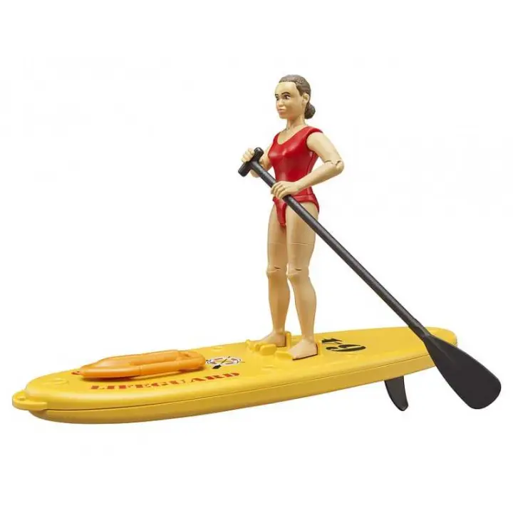 Bruder Socorrista Equipo de Salvamento con Tabla de Paddle Surf - Flotabilidad Segura - 1