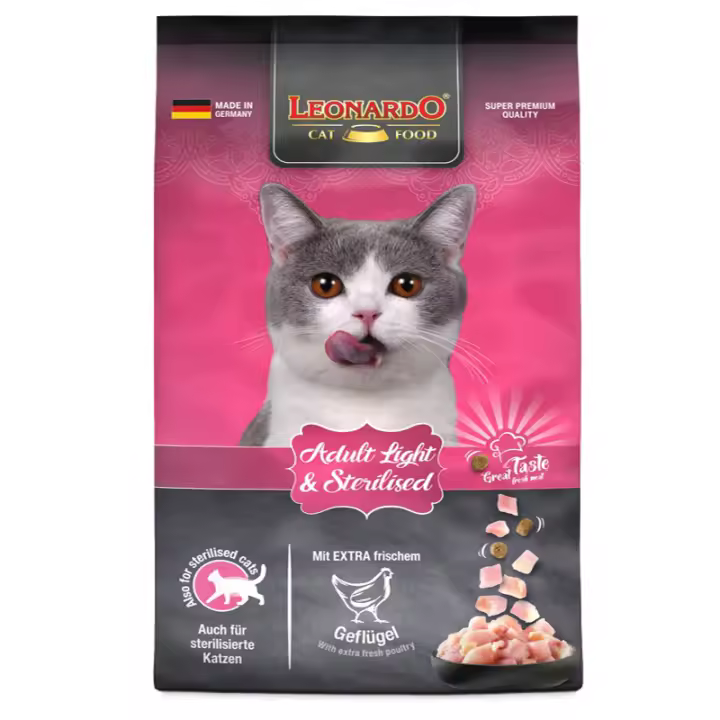 Leonardo Adult Light pienso para gatos con sobrepeso 7.5 Kg - 1