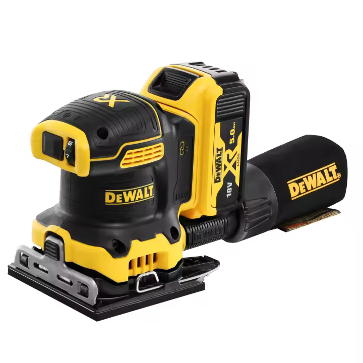 Dewalt DCW200P2-QW - Lijadora Otorbital sin escobillas XR 18V Li-Ion 5Ah - 1