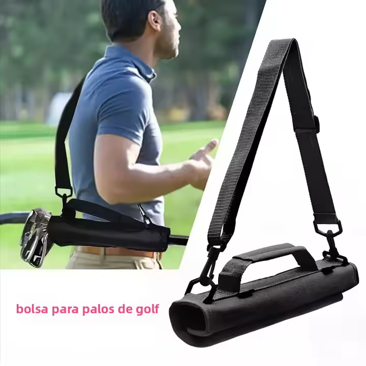 Bolsa Portátil Para Clubes De Golf Cruzada Ajustable Bolsa De Almacenamiento Para Práctica En Campo De Entrenamiento Y Rango De Juego - 1