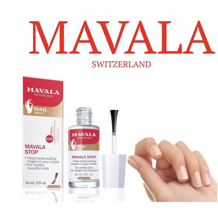 MAVALA - STOP 10 ML, evita morderse las uñas y chuparse el dedo para niños y adultos, transparente - 1