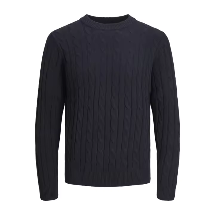 JACK&JONES 12257479 JJEROSS KNIT CREW NECK SN Hombre Jersey Chaleco Punto Jersey 29363 - 1
