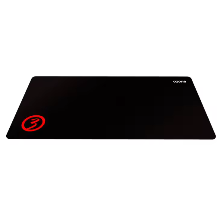 ALFOMBRILLA GAMING OZONE GROUND LEVEL EVO - Diseño Gamer,  Alfombrilla XL,  Ergonómica, Superficie Tela Suave, Base de Goma, Antideslizante, Negro - 1