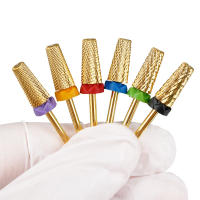 Broca De Uñas De Taladro De 5 En 1 En Acero De Titanio Para Eliminar Esmalte De Uñas Gel UV Accesorio De Corte De Millo - details 2