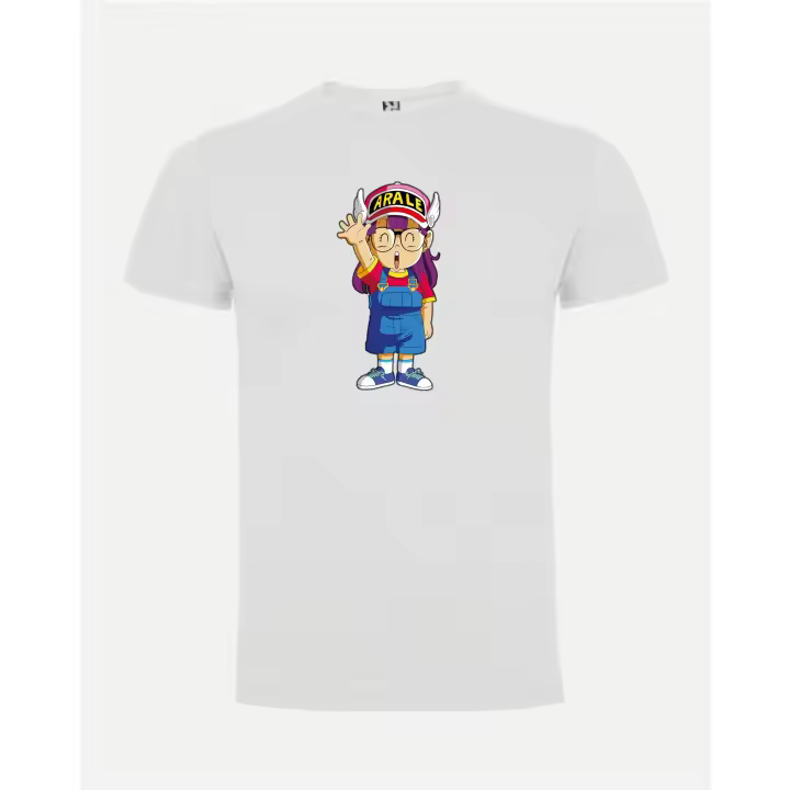 Camiseta roly hombre Arale en impresión dtf de máxima calidad y durabilidad - 1