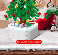 Árbol De Navidad DIY Mini En Bloques Constructibles Juguete Para Niños Decoración De Escritorio Regalo De Navidad Para Niñas Y Niños - details 4