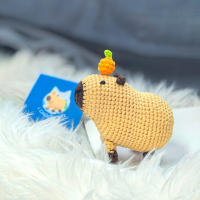 Kit De Crochet De Capybara Regalo De Navidad Para Principiantes Incluye Hilo Fácil Kit De Manualidades Para Amantes Del Crochet - details 4