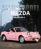 Modelo De Coche De Escala 1/24 Mazda MX-5 En Aleación Con Efectos Sonoros Auténticos Pieza Perfecta Para Expositores Y Coleccionistas De Coches - details 0
