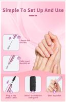 Mini Máquina De Pulir Uñas Recargable Portátil USB Con Kit De Uñas De Acrílico Herramienta Profesional Para Manicura Y Pedicura - details 3