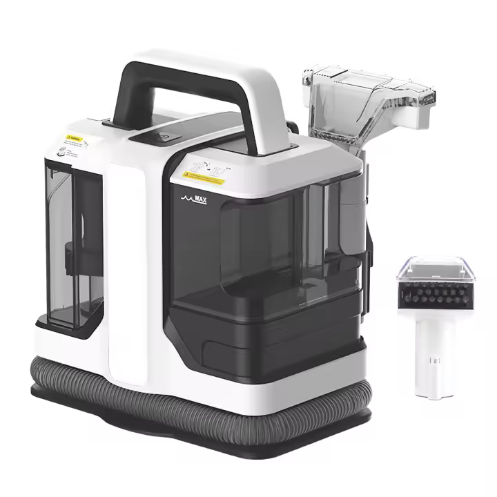 15KPa limpiador de alfombras de mano, 750W limpiador de manchas portátil para coche, sofá, pulverizador de pelo de mascotas, máquina de limpieza de tapicería con succión - 1