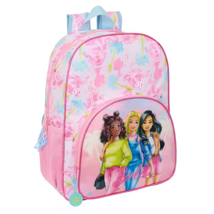 Mochila Adaptable a Carro Barbie "Painterly" 33X42X14Cm (Safta 612510180) - 1