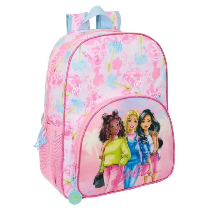 Mochila Adaptable a Carro Barbie "Painterly" 33X42X14Cm (Safta 612510180) - 1