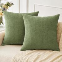 Cubiertas De Cojines De Terciopelo Verde Suave Para Sofá Estilo Sencillo Decoración De Sala De Estar Fundas De Cojines De Primavera Para El Hogar - details 0
