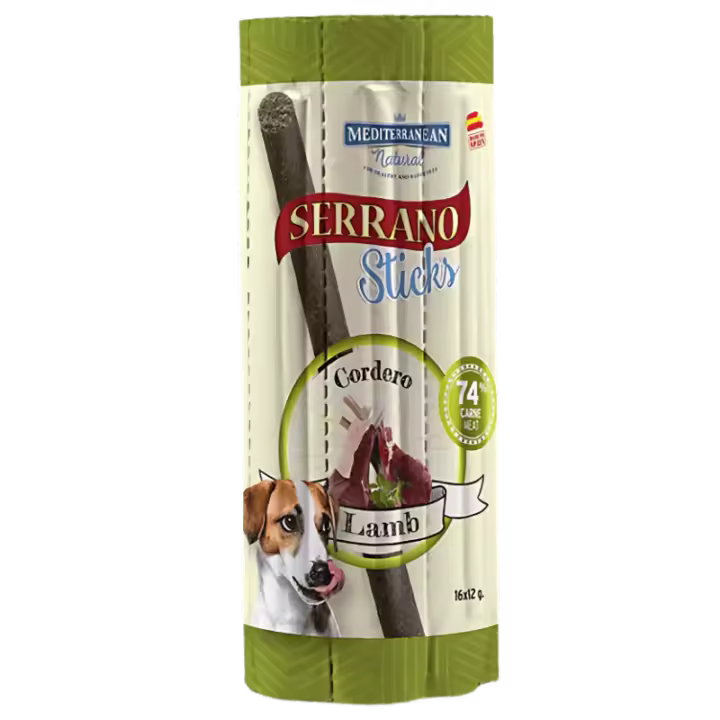 Mediterranean Natural Snacks Serrano Barritas Cordero 16 Uds - 1