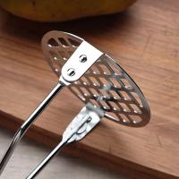 Prensa De Patatas Manual De Acero Inoxidable 430 Molinillo Para Patatas Y Ajo Gadgets De Cocina Herramienta Para Frutas Y Verduras - details 1