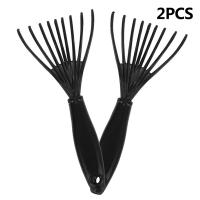 2pcs Mini Peine Y Cepillo De Peluquería Con Manija Incorporada Herramienta De Limpieza Accesorios Utensilios De Cuidado Personal - details 4