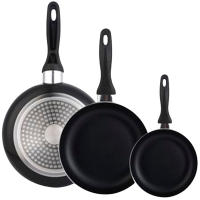 Juego de Sartenes 5 Five - Aluminio Antiadherente - Modelos Pequeño 20, Mediano 24 y Grande 28 - Mangos Resistentes - Apto para Todo Tipo de Cocinas, Incluida la Inducción - details 3