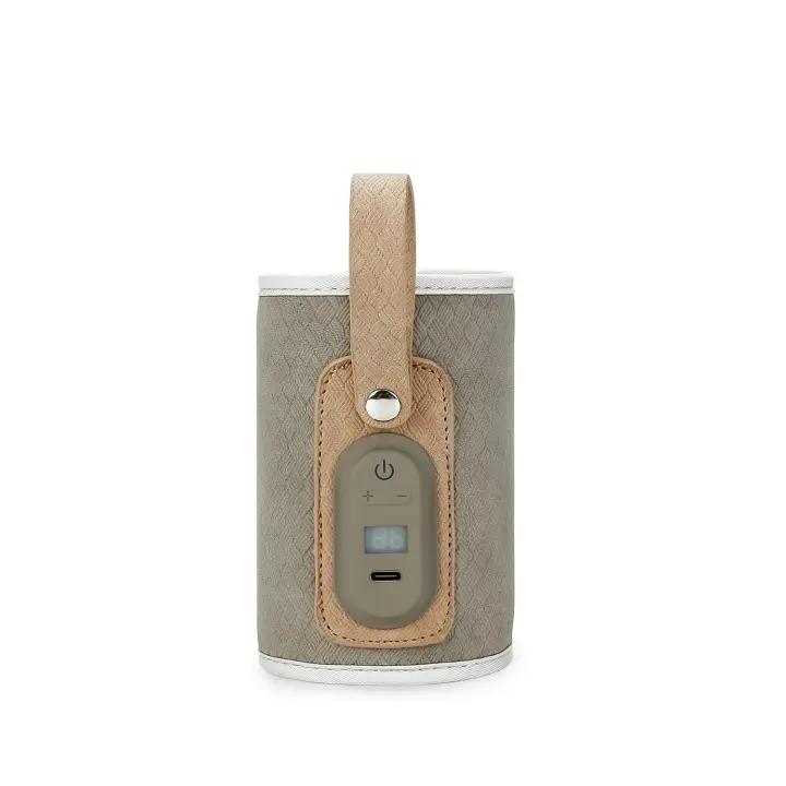Calentador portátil de biberones para bebé, bolsa con termostato para leche materna, para viaje - 1