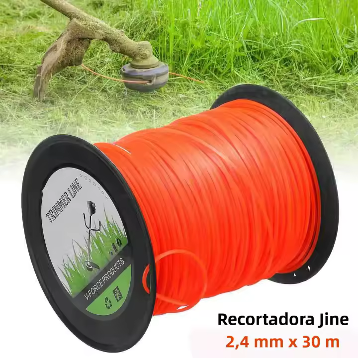 Cuerda Redonda Para Motosierra STIHL 30m/50m Amarilla Universal Para Cortacésped Y Trimmer De Hierba Alambre De Corte - 1
