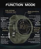 Reloj Deportivo Para Hombre SANDA Con Pedometro Calorías Resistente Al Agua 50M LED Digital Militar Relogio Masculino 2145 - details 6