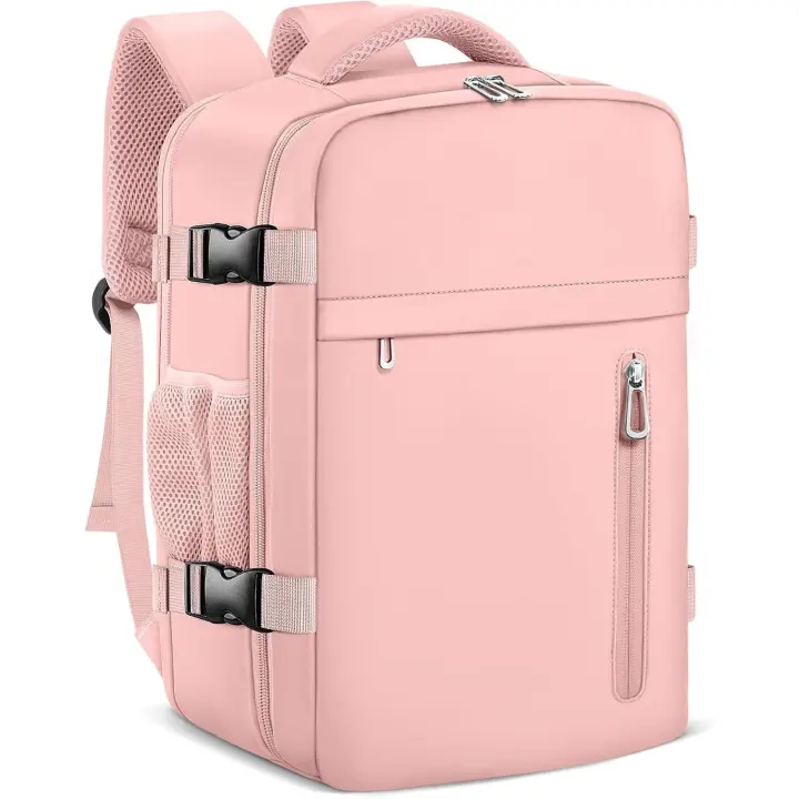 Mochila de Viaje Cabina Avion 40 x 20 x 25 para Ryanair Equipaje de Mano Maletas de Cabina de Viaje Hombre Mujer mochila informal para computadora portátil -Negro - 1