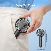 TOPK Mini Ventilador Portátil 1200 mAh – Ventilador de Mano Recargable USB con 3 Velocidades, Ideal para Viajes, Camping, Oficina y Uso Diario          Preguntar a ChatGPT - details 3