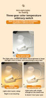 Lámpara De Libro Plegable Con Clip 3 Colores Iluminación LED Batería Recargable Regulable Portátil Para Lectura Y Noche - details 6