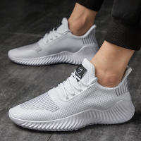 Zapatos De Moda Para Hombre Tenis Blancos Transpirables Talla Grande Verano 2022 Ligeros Zapatos Casuales De Exterior Para Adultos - details 14