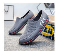 Botas De Lluvia Para Hombres De Bajo Talle Resistente Al Desgaste Y Antideslizante Material De Goma Impermeable Para Pesca Al Aire Libre Y Uso Diario - details 11