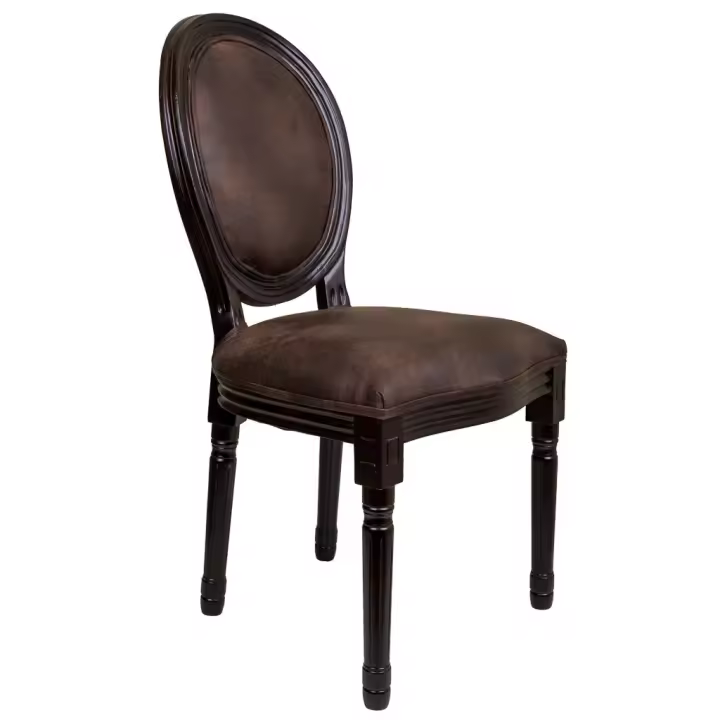 WANDERLUST DECO Silla de madera marrón 48x46x96h cm - 1