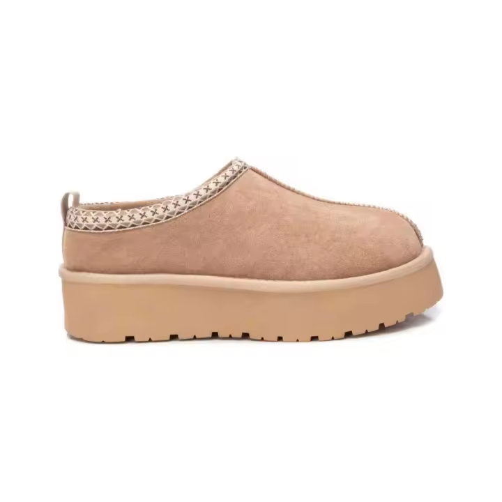 Zapatillas de Casa XTI  para mujer en color beige - 1