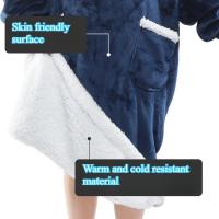 Pijama Con Capucha De Punto De Pola Suéter Invierno Talla Grande Pijama De Algodón Suave Para Dormir Ropa De Dormir Cómoda Y Cálida - details 12