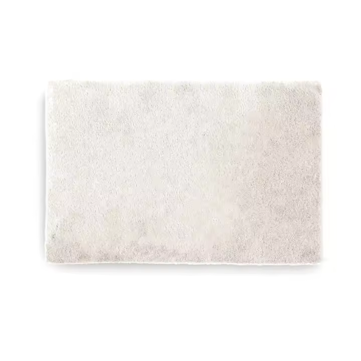 Manterol - Alfombra de pelo cuadrada y redonda de 1350 gr/m². Tejido antideslizante en el inferior y pelo largo extra suave en la parte superior. - 1