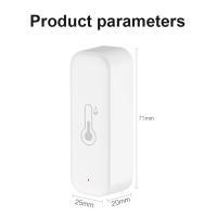 Termómetro Inteligente WiFi Tuya Con Humímetro Para El Hogar Control Remoto Por App Compatible Con Alexa Y Google Home - details 9