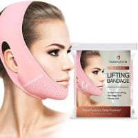 Cinta De Levantamiento Facial V Forma Correa De Barba Suave Para Piel Facial Cinta De Estiramiento Para Dormir Herramienta De Cuidado Del Cuerpo Belleza - details 0