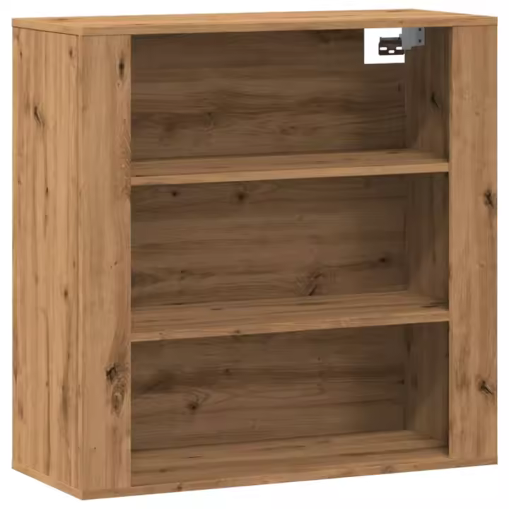 Armaria de pantalla Madera Ingeniería Roble Artesanal 80x33x80 cm - 1